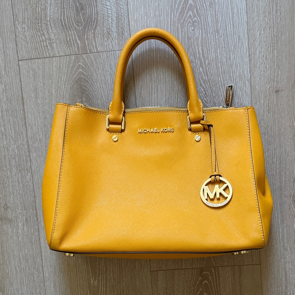 Michael Kors Mustard Satchel